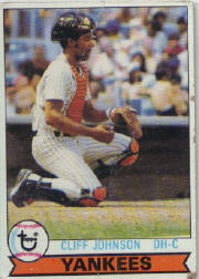1979 Topps Baseball Cards      114     Cliff Johnson